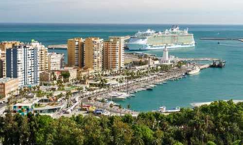 Antalet kryssningsturister ökar i Málaga och Motril